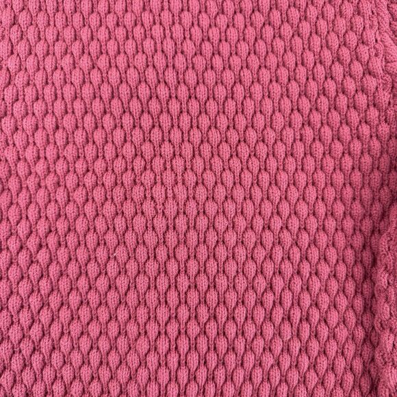 Handmade Quilted Pink Teddy Bear Heart Cottagecore Hippie Cardigan Medium - Picture 7 of 14